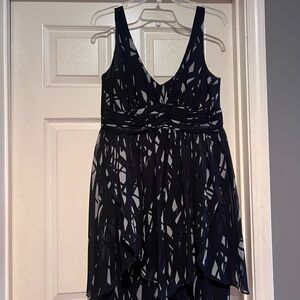 BCBGeneration Black and Gray Party Dress